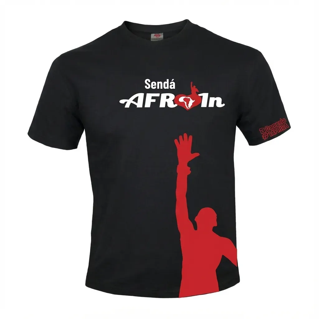 AFRO IN Black T-Shirt
